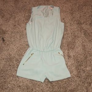 Contemporary  Turquoise/Aquamarine Romper